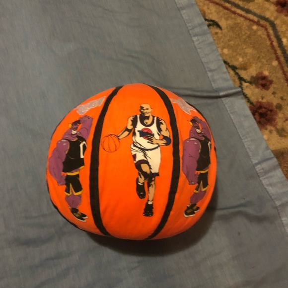 Vintage vintage rare rare space jam Michael Jordan Bugs Bunny basketball pillow - Picture 5 of 7